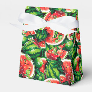 Vattenmeloner, kalk, vattenmelon löv, liten kalk f presentaskar