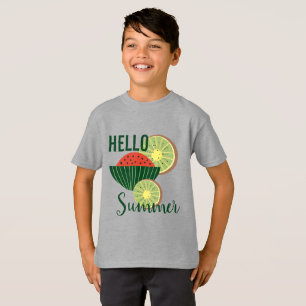 Vattenmeloner och kiwis t shirt