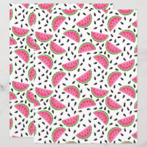 Vattenmeloners Scrapbookpapper