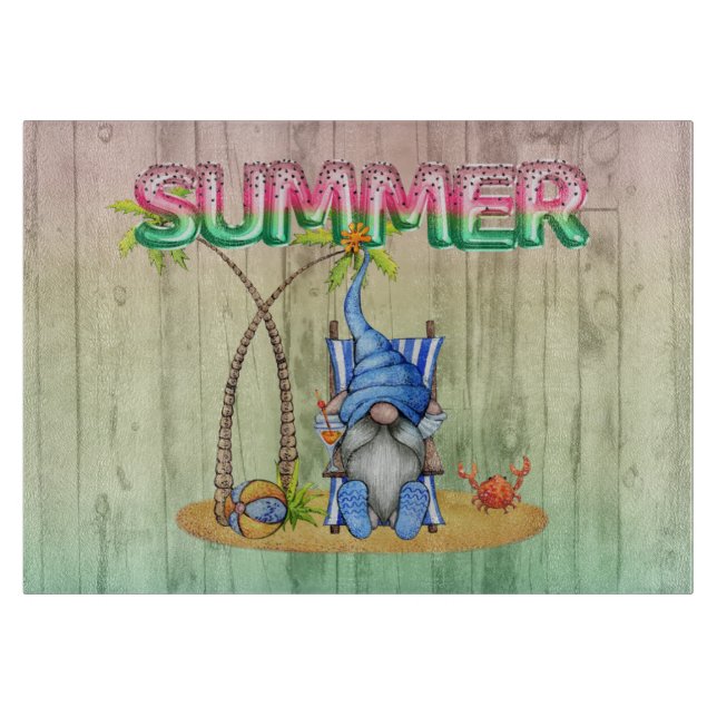 Vattenmelonfettbubblor och Beach Gnome med Handfla (Framsidan)