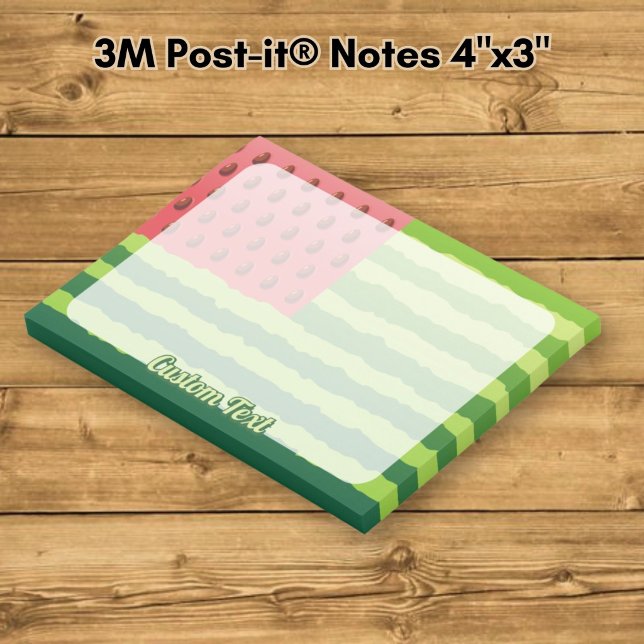 Vattenmelonflagga Post-it Block (Skapare uppladdad)