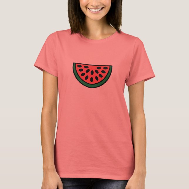 Vattenmelonfrukt från spritringaren t shirt (Framsida)