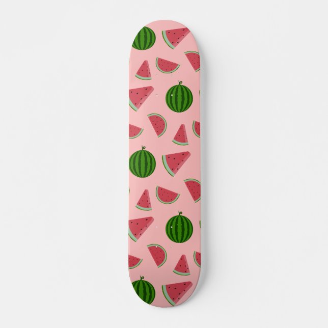Vattenmelonfrukt Mini Skateboard Bräda 18,5 Cm (Framsida)