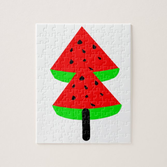vattenmelonfruktträd pussel (Vertikal)