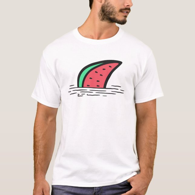 Vattenmelonhaj T Shirt (Framsida)