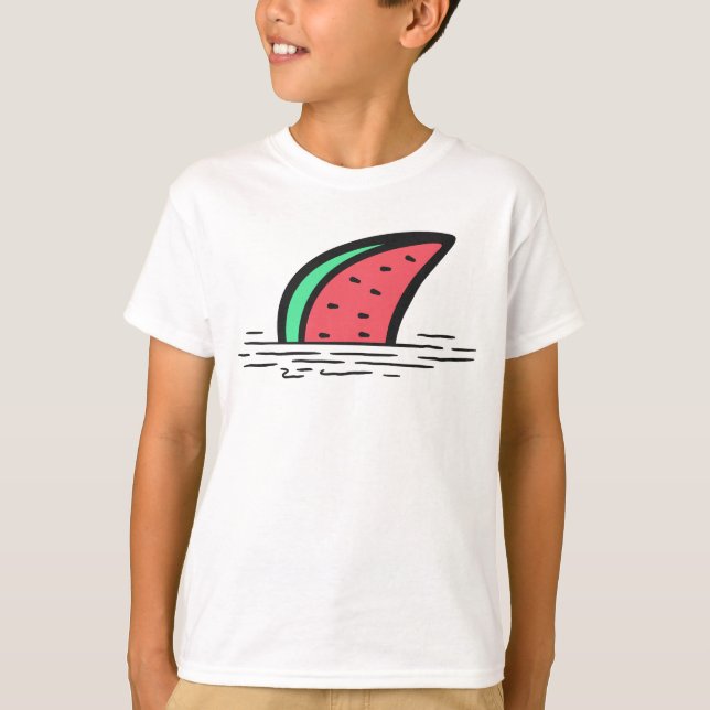 Vattenmelonhaj T Shirt (Framsida)