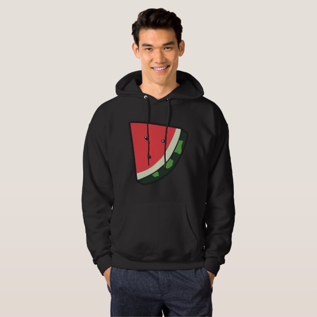 vattenmelonhodie för manar hoodie (Hel framsida)