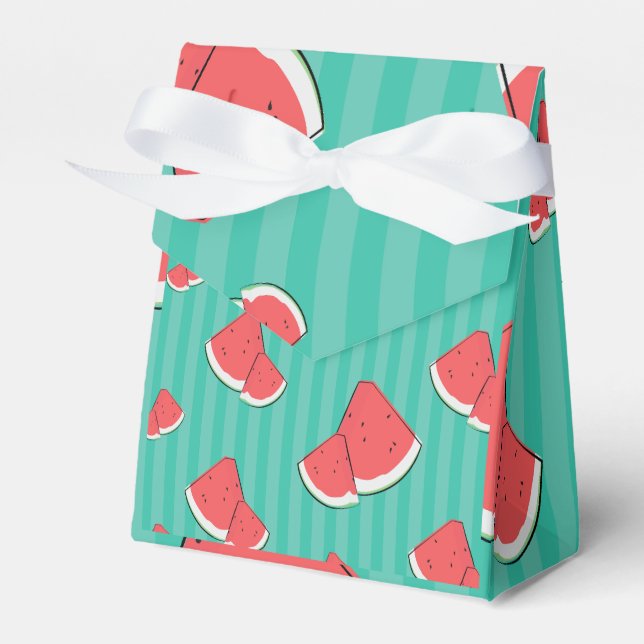 Vattenmelonillustration Presentaskar (Framsidan Sidan)