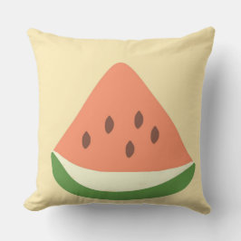 Vattenmelonkonst abstrakt kudde