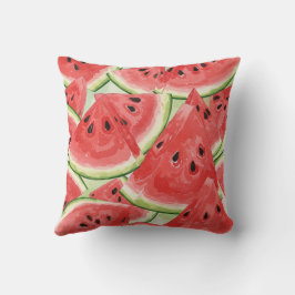 Vattenmelonkudde på dubblan kudde