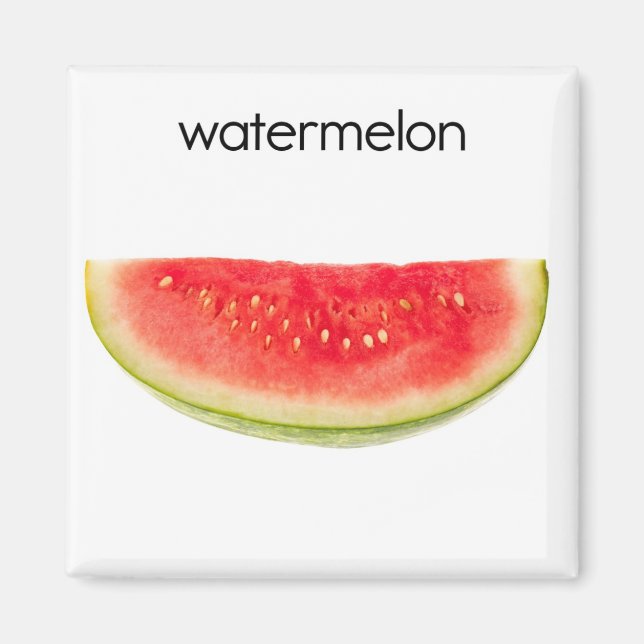 Vattenmelonkylskåp, magnet (Framsidan)