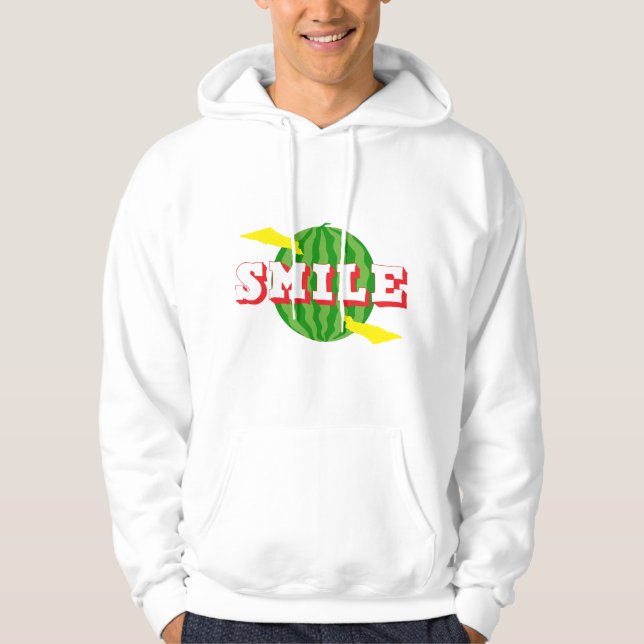 vattenmelonleende hoodie (Framsida)