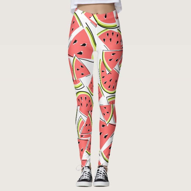 Vattenmelonlegeringar Leggings (Framsida)