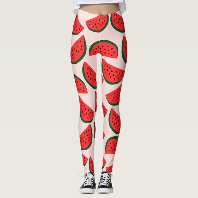Vattenmelonlegeringar Leggings (Framsida)