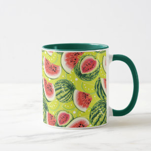 Vattenmelonmönster 2 mugg