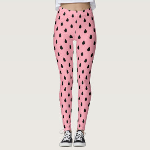 Vattenmelonmönster leggings