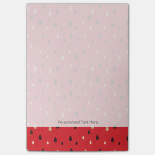 Vattenmelonmönster Post-it Block