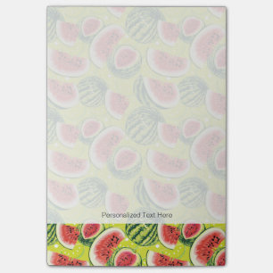 Vattenmelonmönster Post-it Block