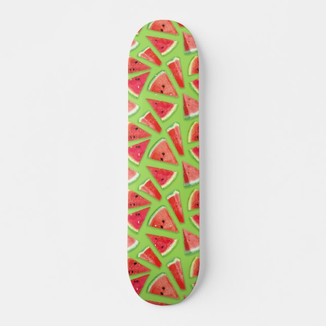 Vattenmelonmönster Skapande 3 Mini Skateboard Bräda 18,5 Cm (Framsida)