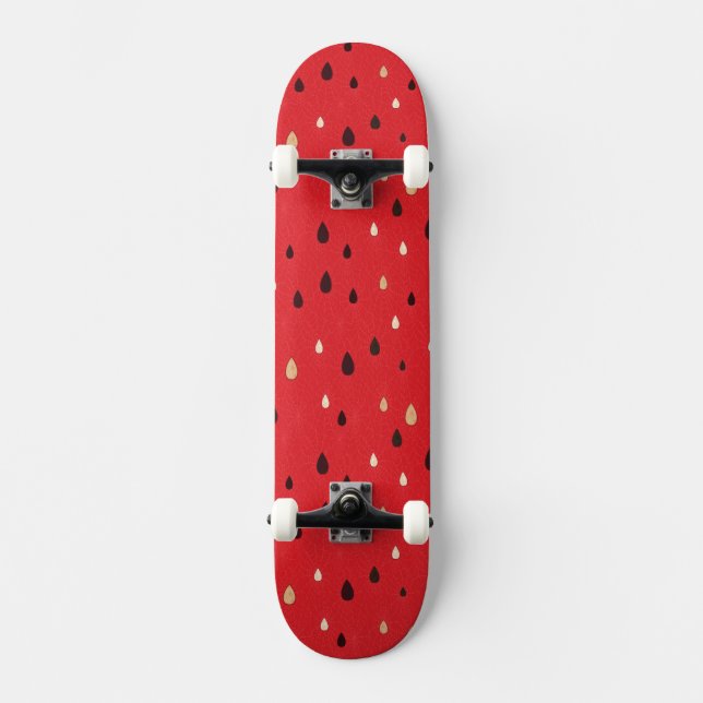 Vattenmelonmönster Skateboard Bräda 21,5 Cm (Framsida)