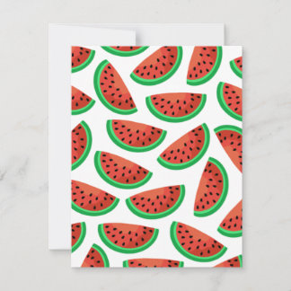 Vattenmelonplatta kort