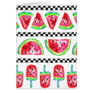 VattenmelonPopsicles Hälsningskort