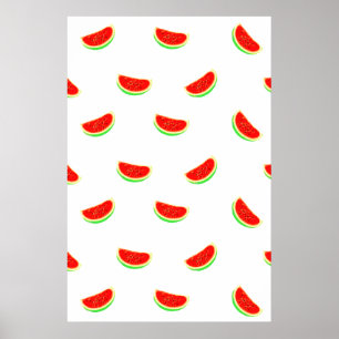 Vattenmelonposter, poster frukter, tropiska frukte