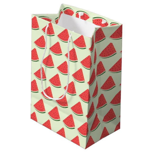 Vattenmelonpresentpåse (Baksidan Vinklad)