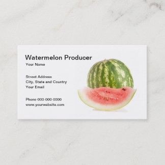 Vattenmelonproducentvisitkort Visitkort
