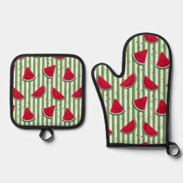 Vattenmelonrand Sömlöst Mönster