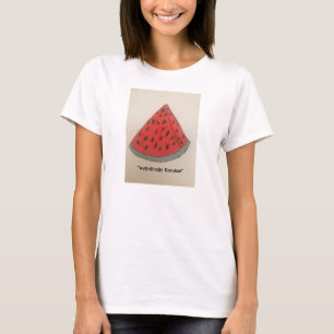 Vattenmelonring t-shirt för kvinnor
