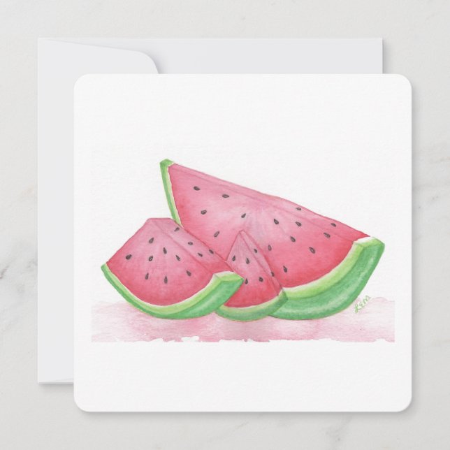 Vattenmelonsegment (Framsida)