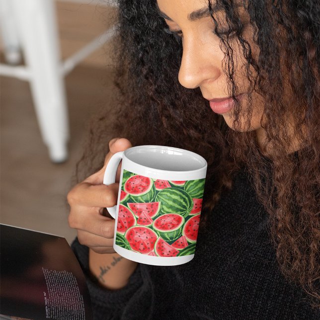Vattenmelonsegment Kaffemugg (Skapare uppladdad)