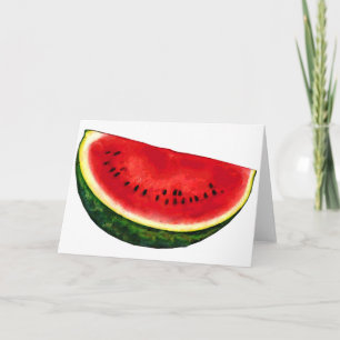 Vattenmelonsegment Kort