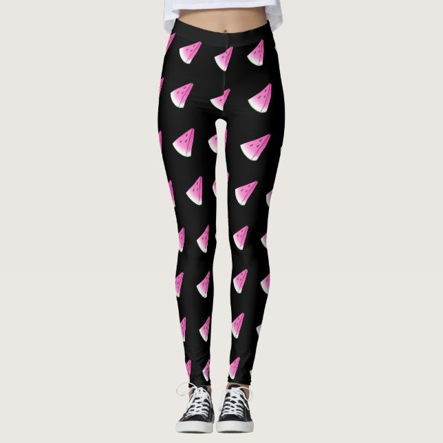Vattenmelonsegment Leggings (Framsida)