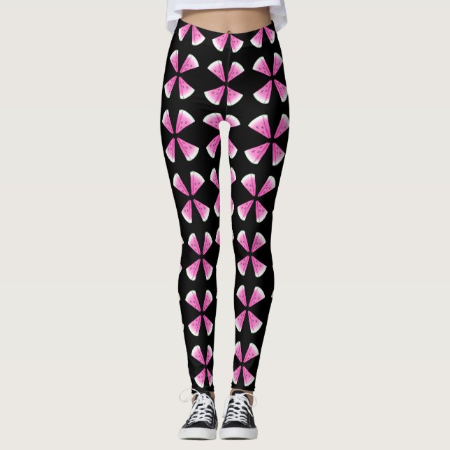 Vattenmelonsegment Leggings (Framsida)