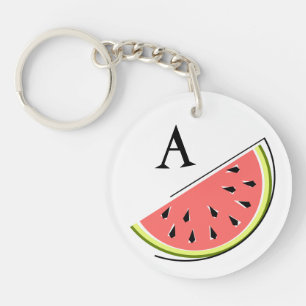 Vattenmelonsegment, monogram, dubbla