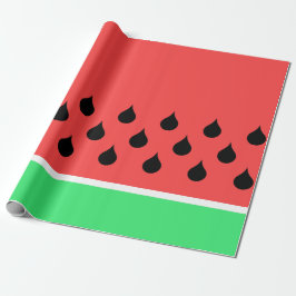 vattenmelonsegment presentpapper