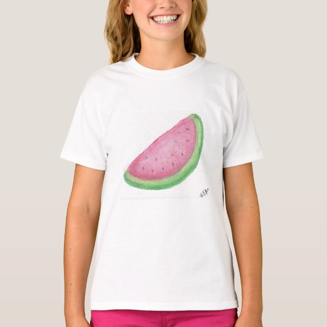 Vattenmelonsegment T Shirt (Framsida)