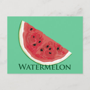 Vattenmelonsegment Vykort
