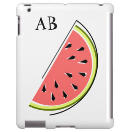 Vattenmelonsegmentet "Monogram" iPad-väska