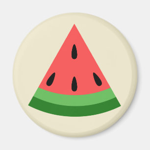 Vattenmelonskivamagnet Magnet