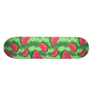 Vattenmelonskivamönster Mini Skateboard Bräda 18,7 Cm