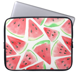 Vattenmelonskivor mönster laptop fodral