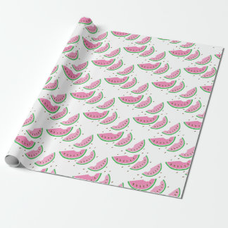vattenmelonskivor presentpapper