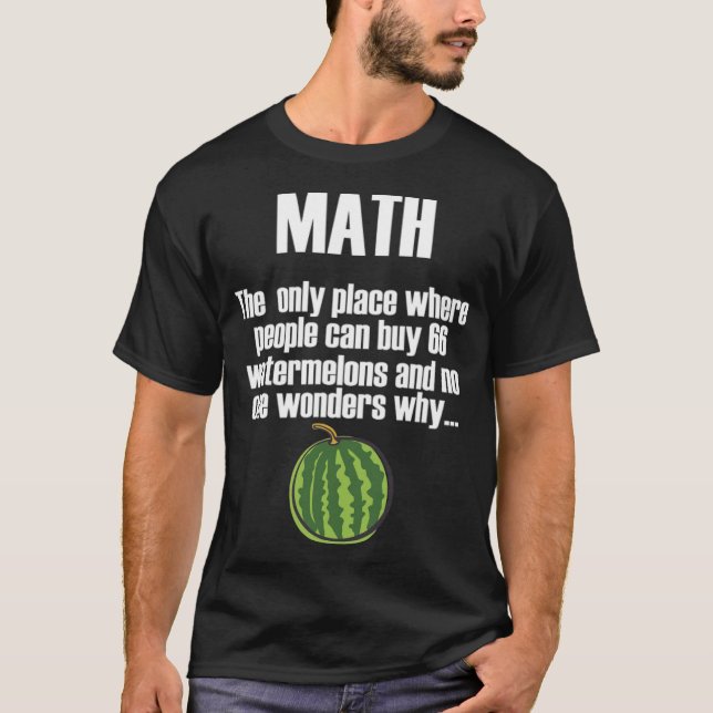 Vattenmelonskolan student andalusian w t shirt (Framsida)