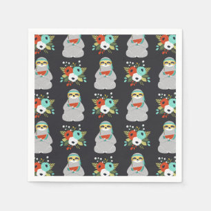 VattenmelonSlothmönster Pappersservett