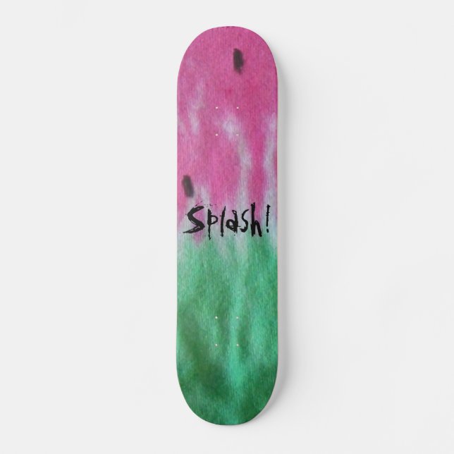 Vattenmelonstänk! Skateboard Bräda 21,5 Cm (Framsida)