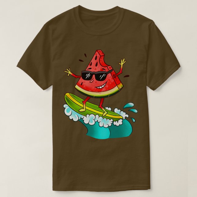 Vattenmelonsurfing T Shirt (Design framsida)