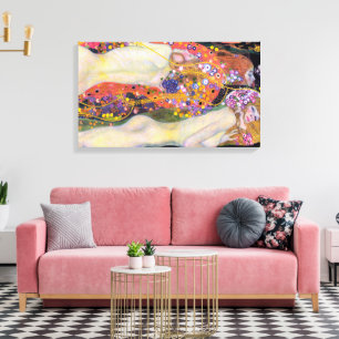 Vattennymfer 2 Gustav Klimt Canvastryck
